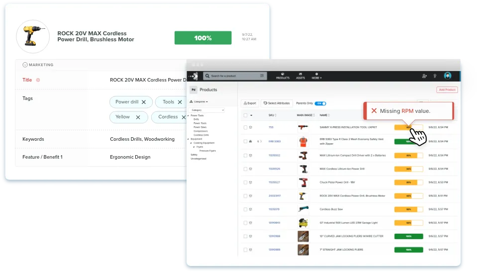PIM product management tools